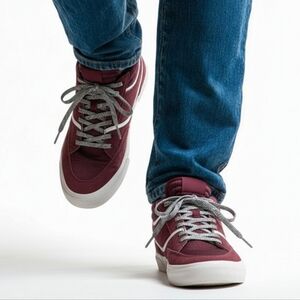 Airwalk Sneakers Maroon Size 10.5 Freestyle Mids Mens Shoes